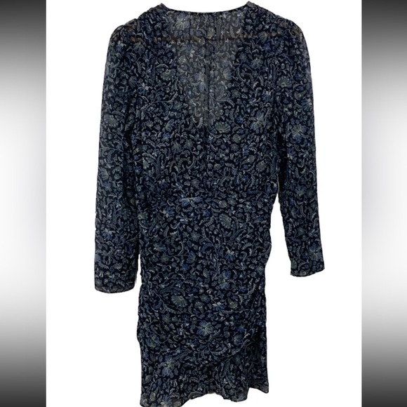 Veronica Beard Rosalie Vine rushed dress, 6 - Picture 5 of 13